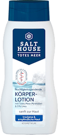 Körperlotion Totes Meer Mineralien & 5% Urea, Reisegröße Salthouse