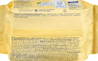 Feuchtes Toilettenpapier Classic Kamille (2x70 Stück) Sanft&Sicher