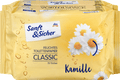 Feuchtes Toilettenpapier Classic Kamille (2x70 Stück) Sanft&Sicher