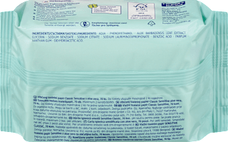 Feuchtes Toilettenpapier Classic Sensitive (2x70 Stück) Sanft&Sicher