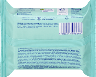 Feuchtes Toilettenpapier Classic Sensitive Sanft&Sicher