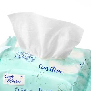 Feuchtes Toilettenpapier Classic Sensitive Sanft&Sicher