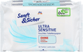 Feuchtes Toilettenpapier Ultra Sensitiv (2x50 Stück) Sanft&Sicher