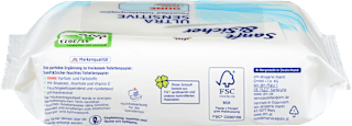 Feuchtes Toilettenpapier Ultra Sensitiv (2x50 Stück) Sanft&Sicher