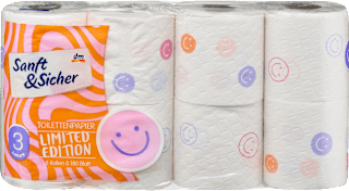 Toilettenpapier Saison 3lagig (8x180 Blatt) Sanft&Sicher