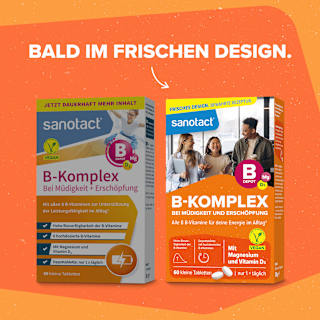 B-Komplex + Magnesium + Vitamin D3 Tabletten 60 St sanotact