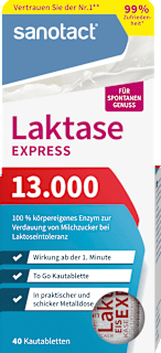 Express Laktase 13000 Kautabletten 40 St sanotact
