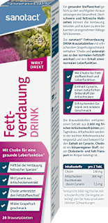 Fettverdauung Drink Brausetabletten 20 St sanotact