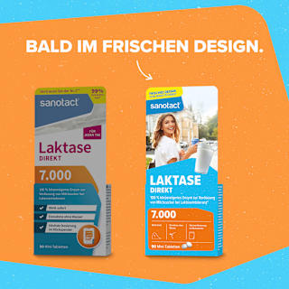 Laktase 7000 Direkt Mini Tabletten 90 St sanotact