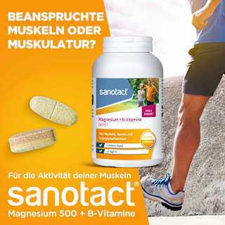 Magnesium 500 + B-Vitamine Tabletten 180 St sanotact