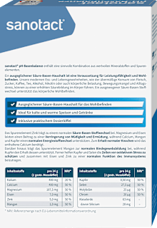 pH-Basenbalance, Basenpulver sanotact