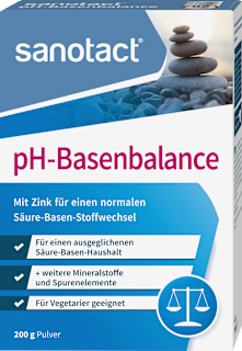 pH-Basenbalance, Basenpulver sanotact