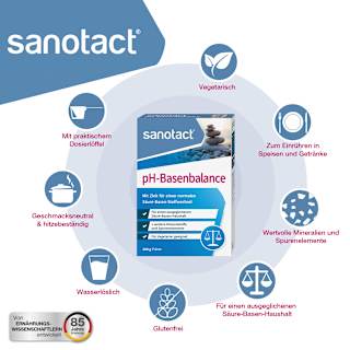 pH-Basenbalance, Basenpulver sanotact