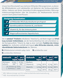 ProDarm + Milchsäurekulturen Kapseln 20 St. sanotact