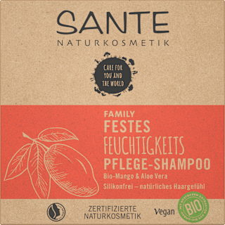 Festes Shampoo Feuchtigkeit Bio-Mango & Aloe Vera Santé naturally.