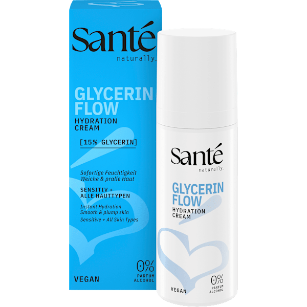 Gesichtscreme Glycerin Flow Hydration Santé naturally.