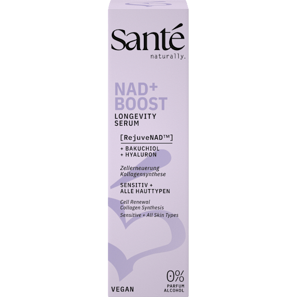 Gesichtsserum NAD+ Boost Longevity Santé naturally.