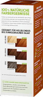 Pflanzenhaarfarbe Mahagonirot Santé naturally.