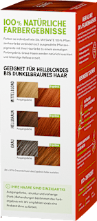 Pflanzenhaarfarbe Naturrot Santé naturally.