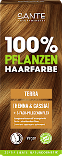 Pflanzenhaarfarbe Terra Santé naturally.