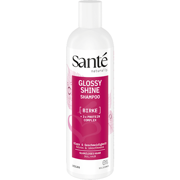 Shampoo Glossy Shine Santé naturally.