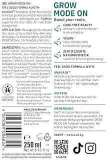 Shampoo Grow Mode On Santé naturally.