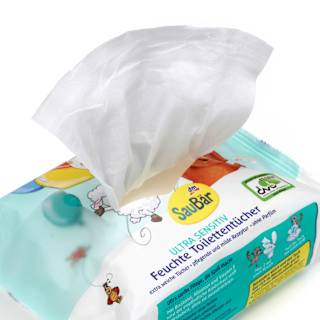 Feuchte Toilettentücher ultra sensitiv (2x60 St) SauBär