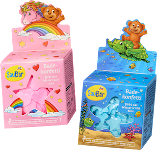 Kinder Badezusatz Badekonfetti  SauBär
