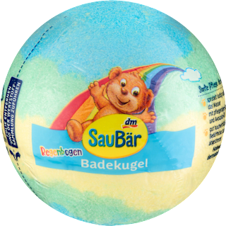 Kinder Badezusatz Badekugel Regenbogen SauBär