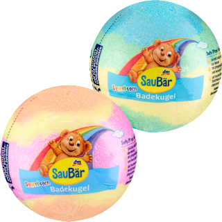 Kinder Badezusatz Badekugel Regenbogen SauBär