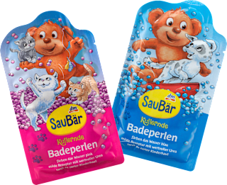 Kinder Badezusatz Badeperlen SauBär