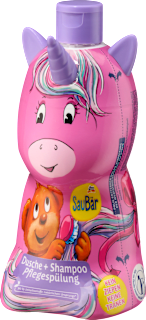 Kinder Shampoo, Duschgel & Spülung 3in1 Einhorn  SauBär