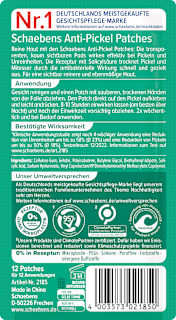 Anti Pickel Patches unreine Haut Schaebens
