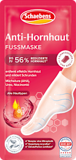 Fußmaske Socken Anti Hornhaut (1 Paar)  Schaebens