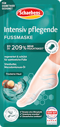 Fußmaske Socken intensive Pflege mit Sheabutter & Macadamia (1 Paar) Schaebens