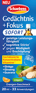 Gedächtnis + Fokus Spray  Schaebens