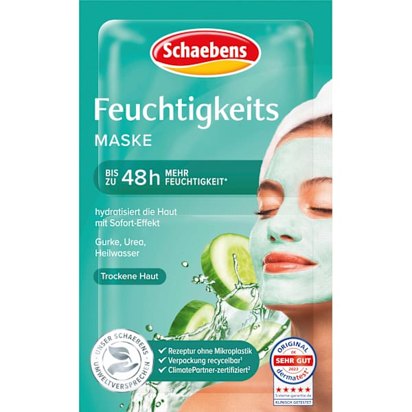 Gesichtsmaske Feuchtigkeit Sofort-Effekt (2 x 5 ml) Schaebens