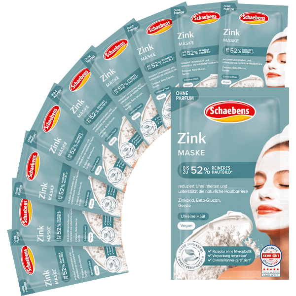 Gesichtsmaske Zink (10 St, 2x5 ml)   Schaebens