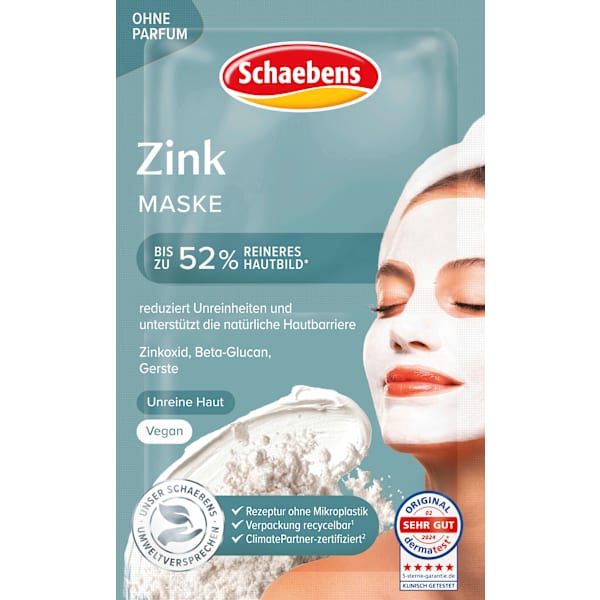 Gesichtsmaske Zink (10 St, 2x5 ml)   Schaebens