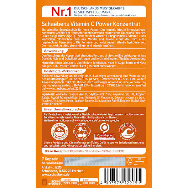  Konzentrat Vitamin C Power  Schaebens