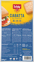 Aufbackbrötchen, Ciabatta (4 Stück), glutenfrei Schär