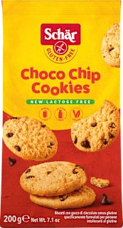 Cookies, Choco Chip, glutenfrei Schär