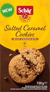 Cookies, Salted Caramel Milk Chocolate (8 Stück), glutenfrei Schär