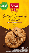 Cookies, Salted Caramel Milk Chocolate (8 Stück), glutenfrei Schär