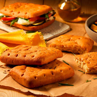 Foccaccia mit nativem Olivenöl extra (3 Stück), glutenfrei Schär