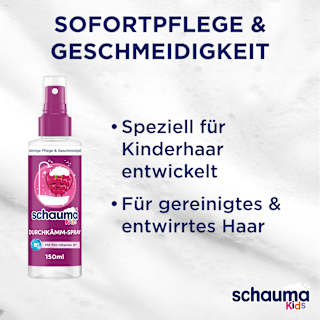 Kinder Durchkämmspray Himbeere schauma