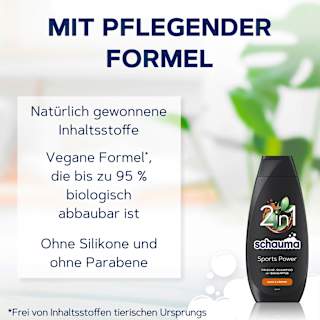 Shampoo Sports Power 2in1 schauma