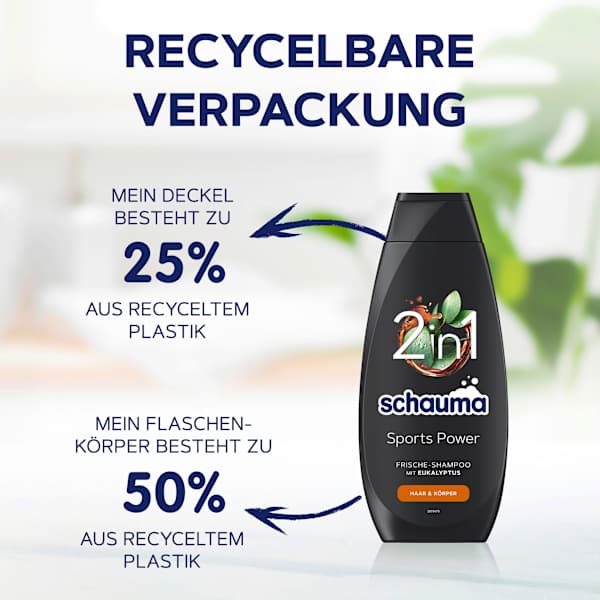 Shampoo Sports Power 2in1 schauma