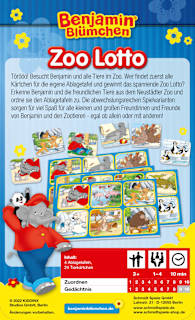 Kinderspiel Benjamin Blümchen Zoo Lotto Schmidt Spiele