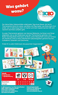 Kinderspiel Bobo Siebenschläfer, Was gehört wozu? Schmidt Spiele